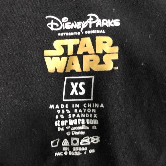Disney Parks Star Wars cold shoulder top, XS - Picture 6 of 6